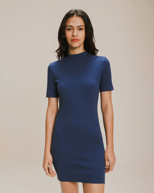 Vestido Corto Cuello Perkins
